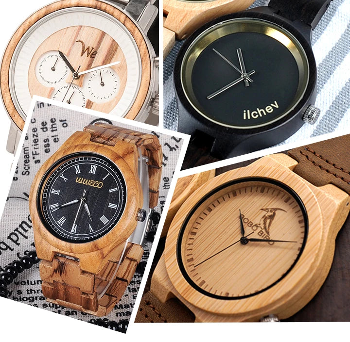Personalized Gift Brand Logo MESSAGE Engraved Carved Laser Charge on Wood Watches Name Customize Service ONLY No Watch