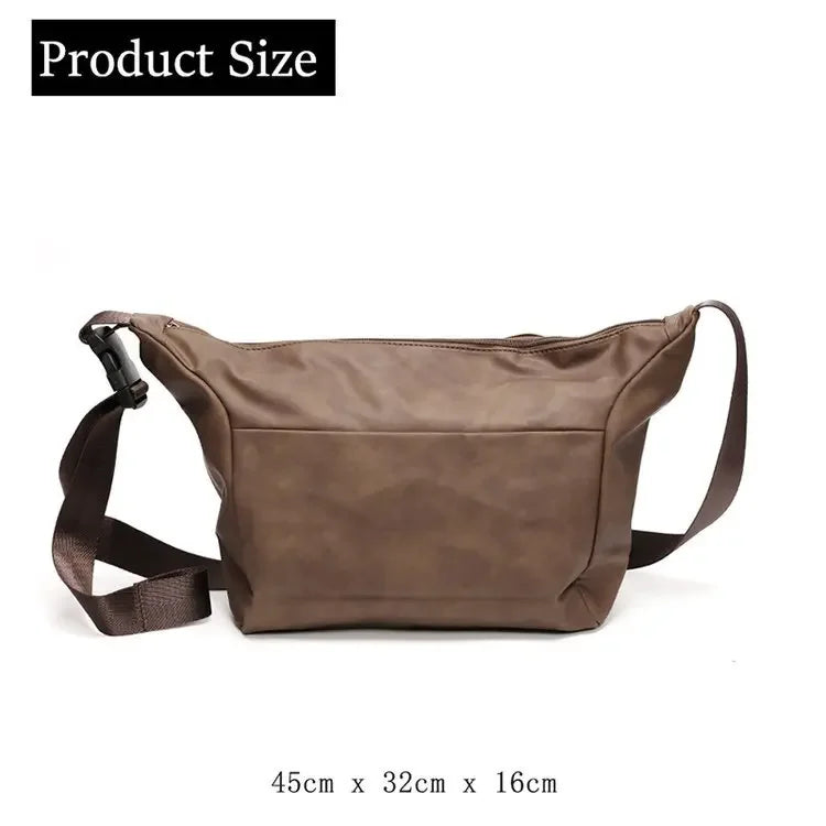 Top Layer Cowhide Men's Business Bag Large Capacity Briefcase Shoulder Bag Other Main Material Handbags And Luggage