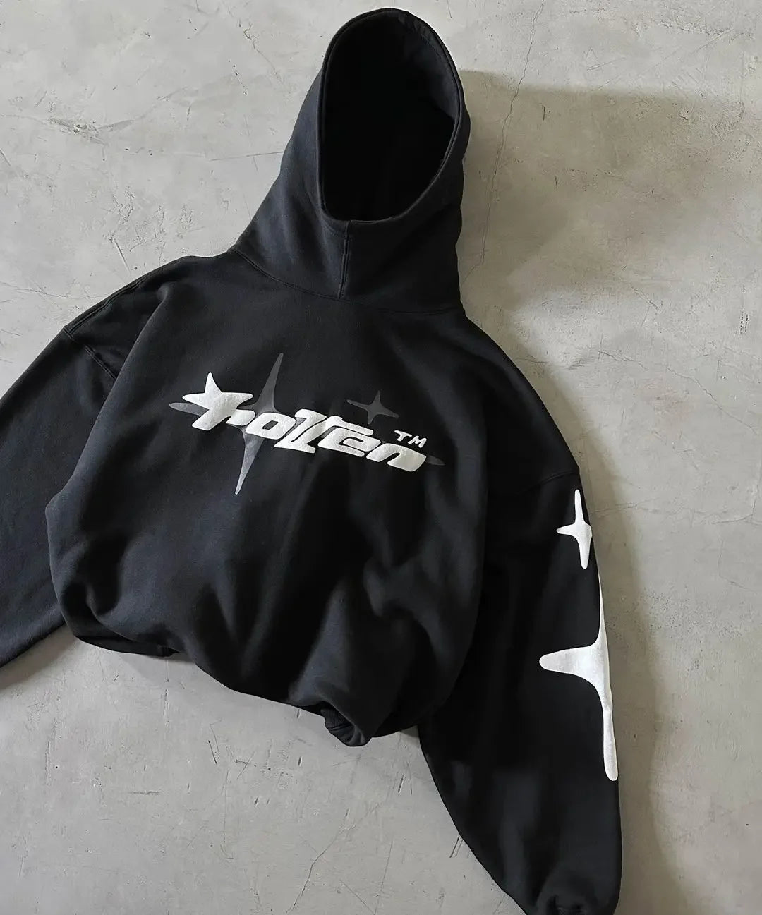 Streetwear Oversized Hoodie Mens Womens Clothing Harajuku Hip Hop Letter Goth Print Pullover Sweatshirt Casual Gothic Y2K Hoodie