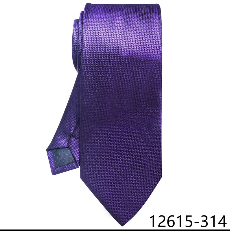 Top Grade Classic 8 cm Silk Tie Black Solid Gravatas For Men Suit Accessories Fit Wedding Workplace Birthday Gift