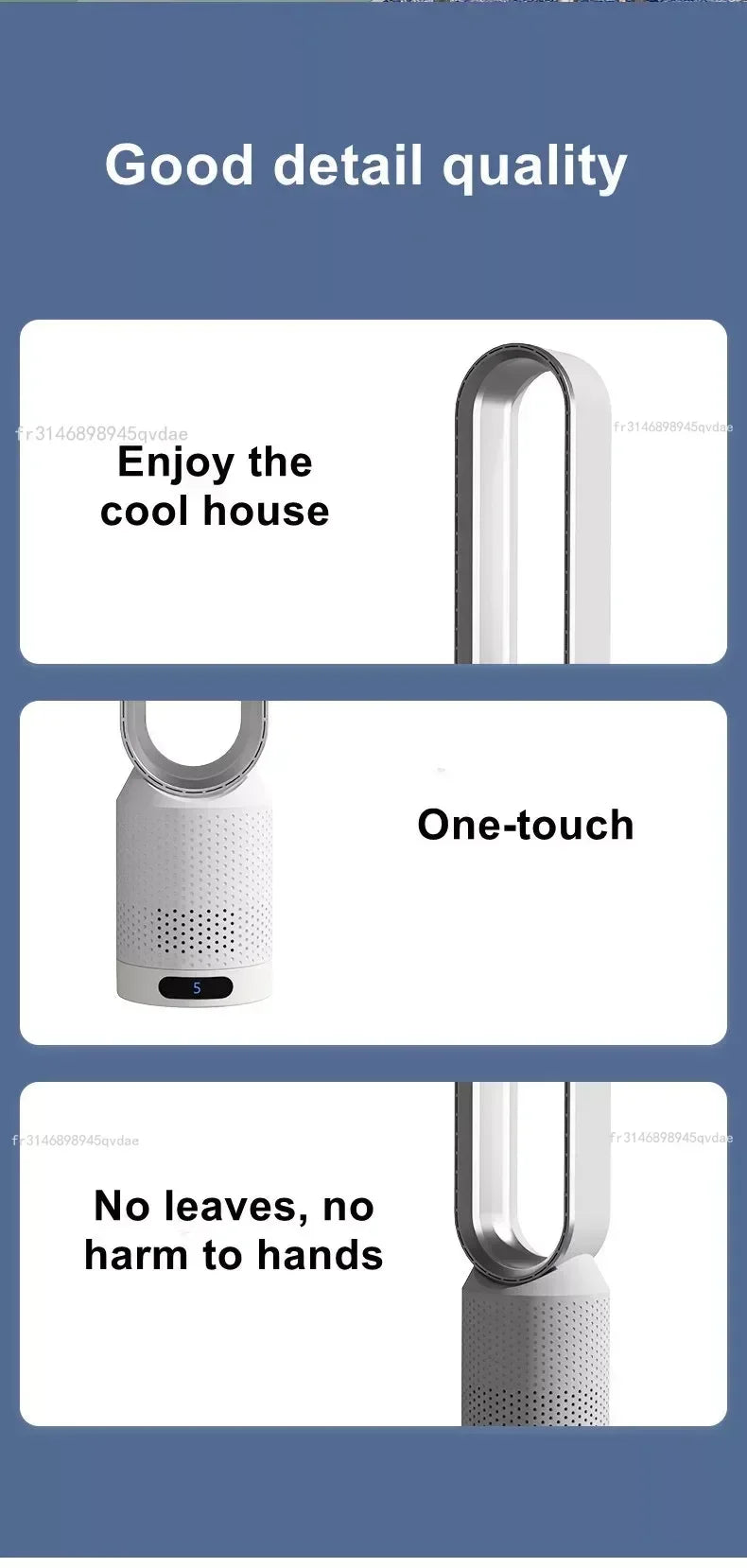 Bladeless Fan: More Freshness, Less Noise, 100% Safety