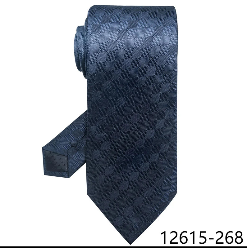 Top Grade Classic 8 cm Silk Tie Black Solid Gravatas For Men Suit Accessories Fit Wedding Workplace Birthday Gift