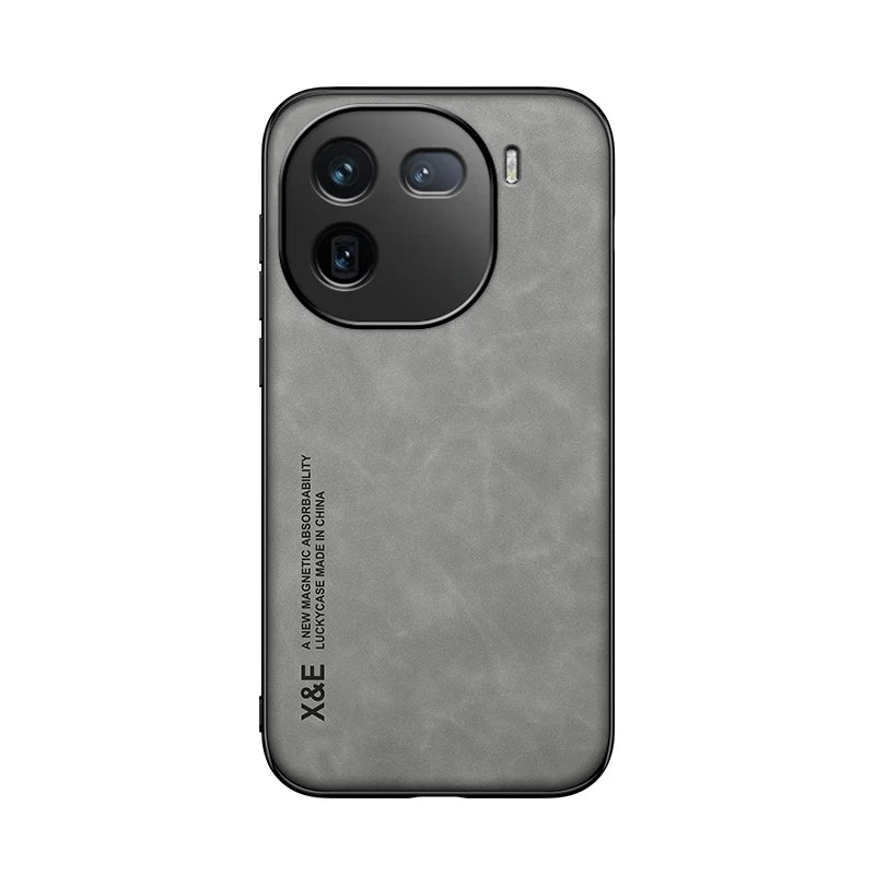 For Vivo iQOO 12 Чехол для Skin Feel Shockproof Matte Leather Case Soft Back Cover For Vivo iQOO 12 Coque Fundas Capa