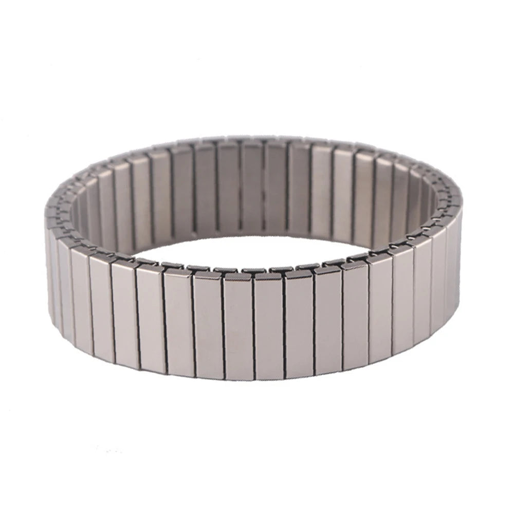 Pulsera Hombre Elastic Bracelet Acier Inoxydable Homme Stainless Steel men's Jewelry Wristband bangles armbanden bracciale uomo