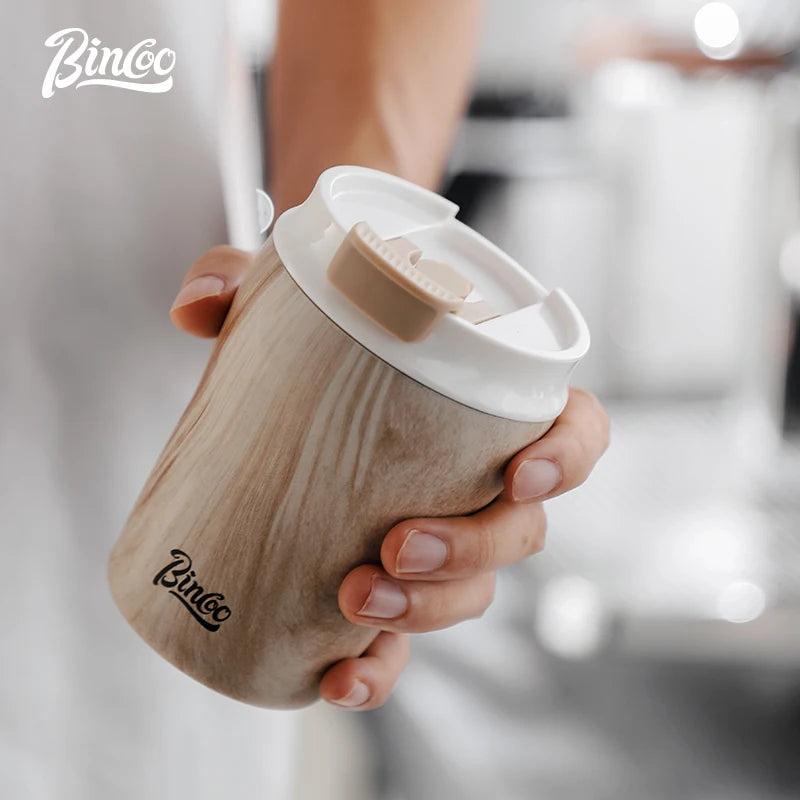 Bincoo Thermal Cup 280ml/500ml – Stainless Steel Insulated Travel Cup for Coffee and Hot Drinks
