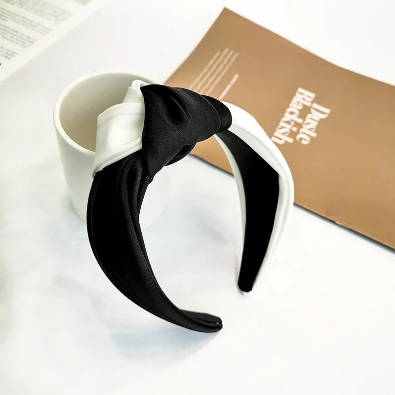 Knotted Velvet Bezel Women Headband Girls Fashion knit Hair Bands Soft Bath Hairband Headwear Hair Rubbers Elastic Hair Bands