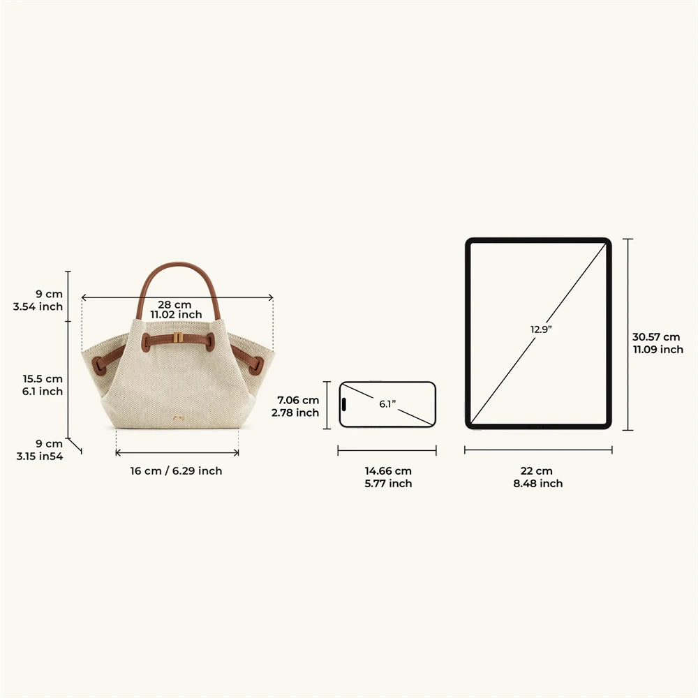 JW PEI 2025New Women's Canvas Brown Crossbody Shoulder Bag Mini Vegan Leather Tote Bag Handbag Dumpling Bag High Quality Leather