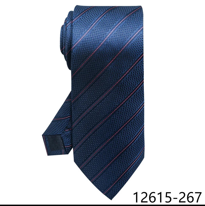 Top Grade Classic 8 cm Silk Tie Black Solid Gravatas For Men Suit Accessories Fit Wedding Workplace Birthday Gift