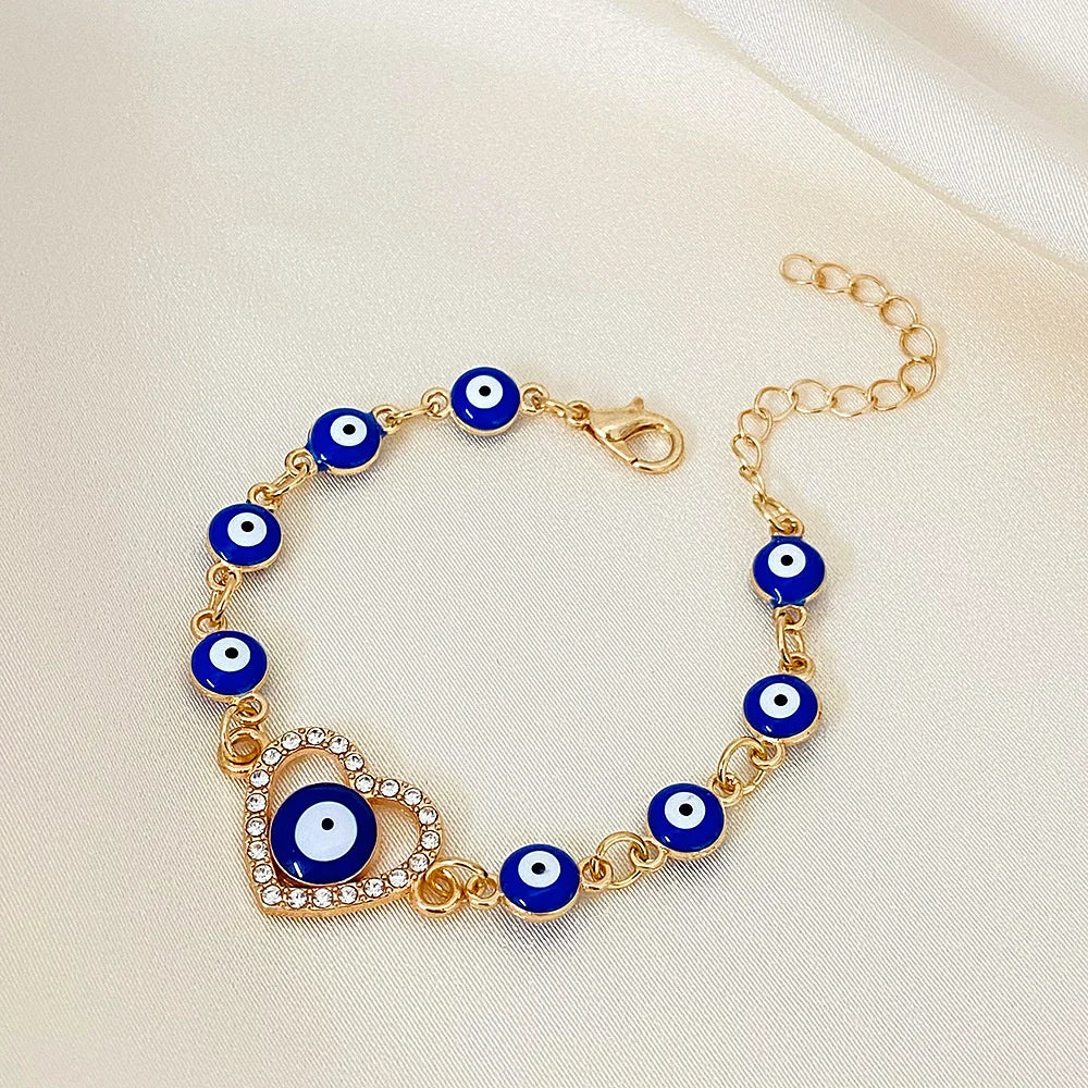 1Pc Evil Eye Ojo Bracelets for Men Women Eyes Mexican Chain Bracelets Jewelry Trendy Accessories Summer Gift Cool Thing 2025