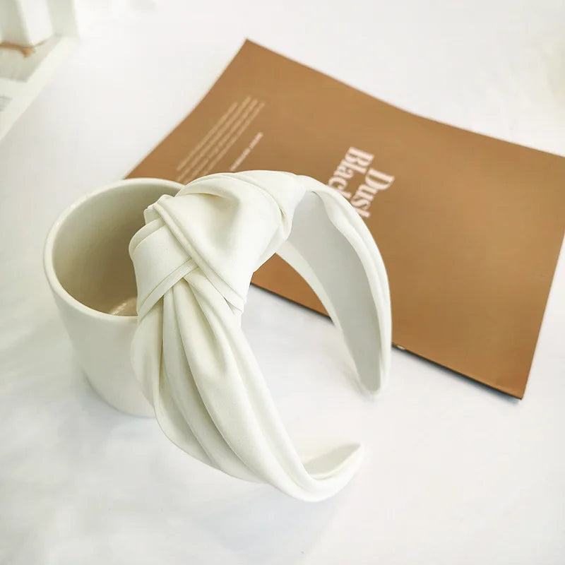 Knotted Velvet Bezel Women Headband Girls Fashion knit Hair Bands Soft Bath Hairband Headwear Hair Rubbers Elastic Hair Bands