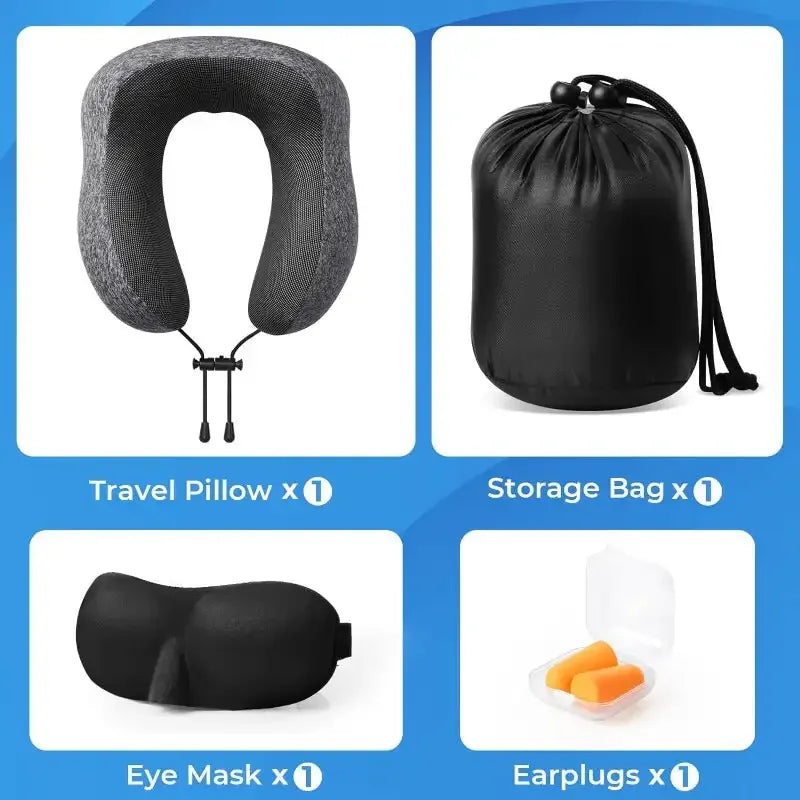 Memory Foam Travel Pillow – Comfort for Long Journeys