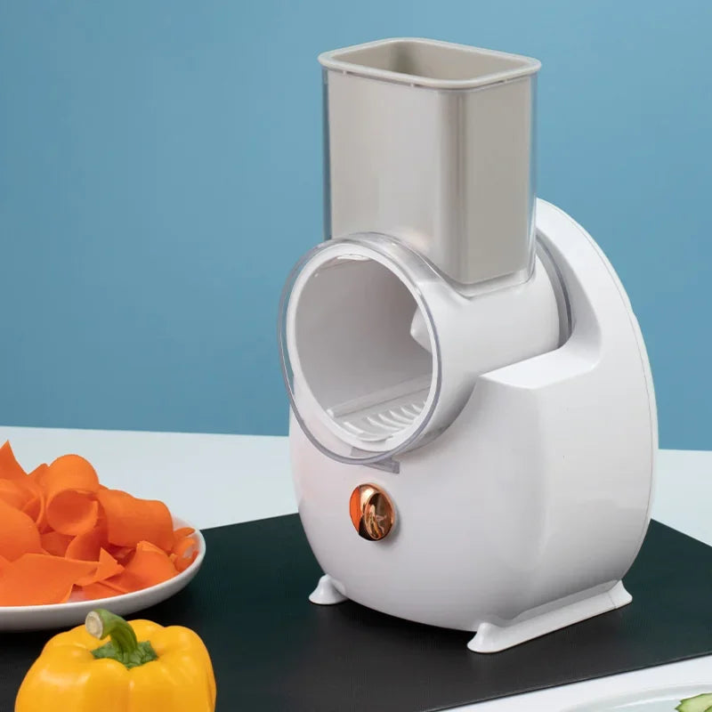 Vegetable Cutter 1PC Multifunctional Home Kitchen Electric Vegetable Cutter Vegetable Slicer Shredder Automatic