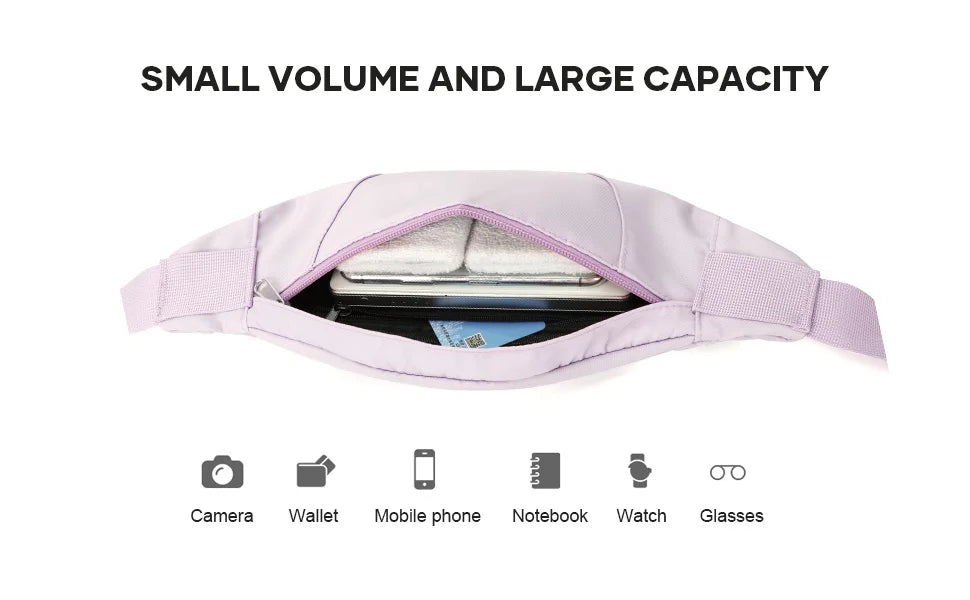 Fashion Running Waist Bag Waterproof Sports Belt Pouch Mobile Phone Case Cycling Bag Men Women Fanny Pack Gym Running Jogging Ba