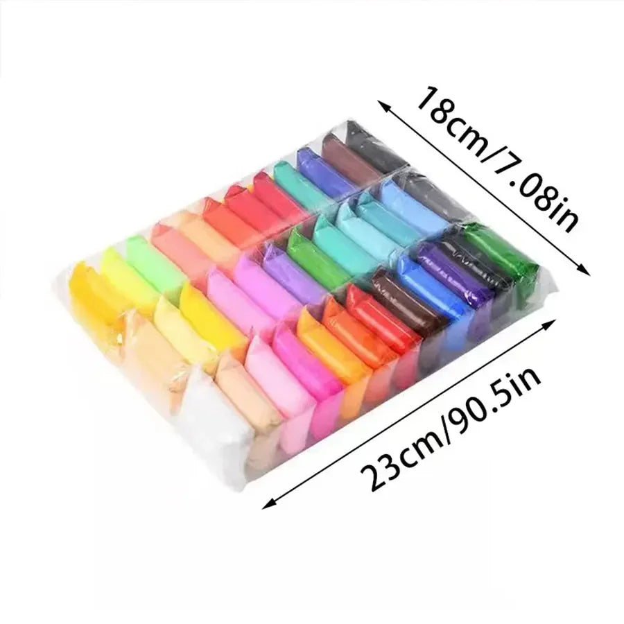 36-Color Children's Ultra-Light Clay Set, Suitable ForChildren'S Handicrafts, DiyHandmade Gifts AndChildren's Art Diy.