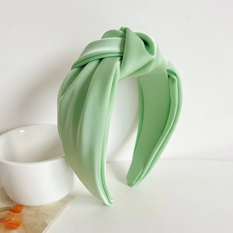 Knotted Velvet Bezel Women Headband Girls Fashion knit Hair Bands Soft Bath Hairband Headwear Hair Rubbers Elastic Hair Bands