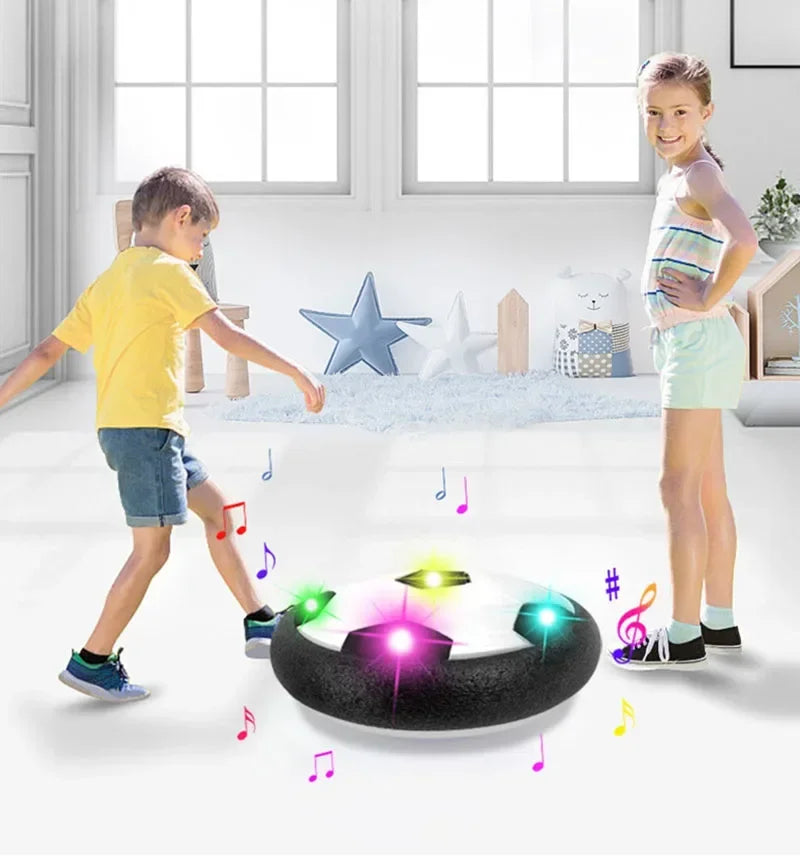 New Hover Soccer Ball Air Cushion Floating Foam Football with LED Light Gliding Toys Soccer Ball Kid Outdoor Indoor Sport Games