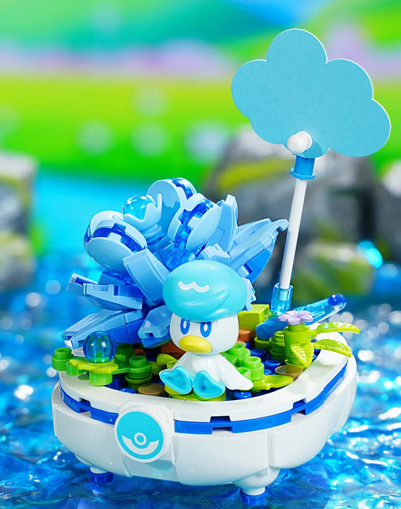 Keeppley Building Blocks Pokemon Toys Pikachu Sylveon Togepi Sprigatito Fuecoco Building Blocks  Children's Birthday Gift ﻿