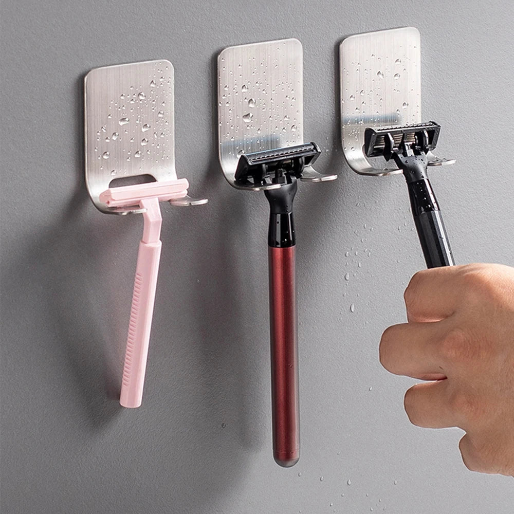 Razor Holder 304 Stainless Steel Shaver Stand & Organizer