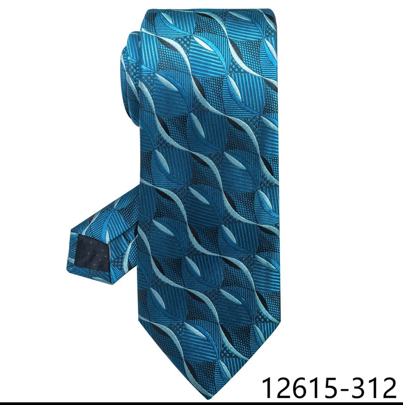 Top Grade Classic 8 cm Silk Tie Black Solid Gravatas For Men Suit Accessories Fit Wedding Workplace Birthday Gift