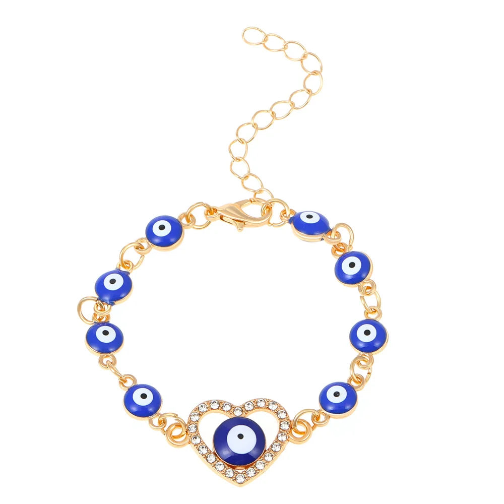 1Pc Evil Eye Ojo Bracelets for Men Women Eyes Mexican Chain Bracelets Jewelry Trendy Accessories Summer Gift Cool Thing 2025