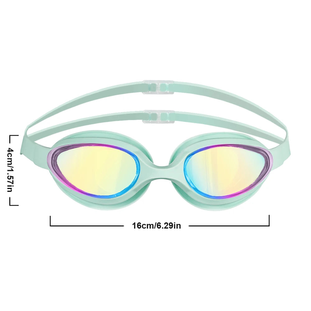 Swimming Goggles Anti Fog Swim Glasses for Men Women Waterproof Diving Goggles Adjustable Swim Glasses Underwater Sport Eyewear