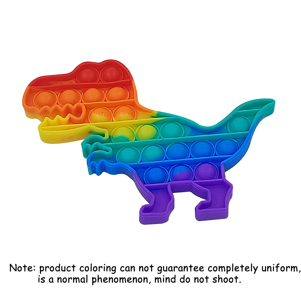Push Pop Bubble Fidget Sensory Toy Stress Relief Toys Pack for Kids Adults Rainbow Anti-Anxiety Tools Office Stress Relief Toys