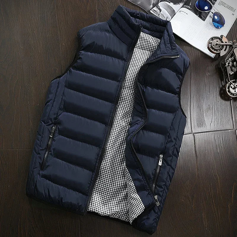 Men’s Casual Sleeveless Vest Jacket
