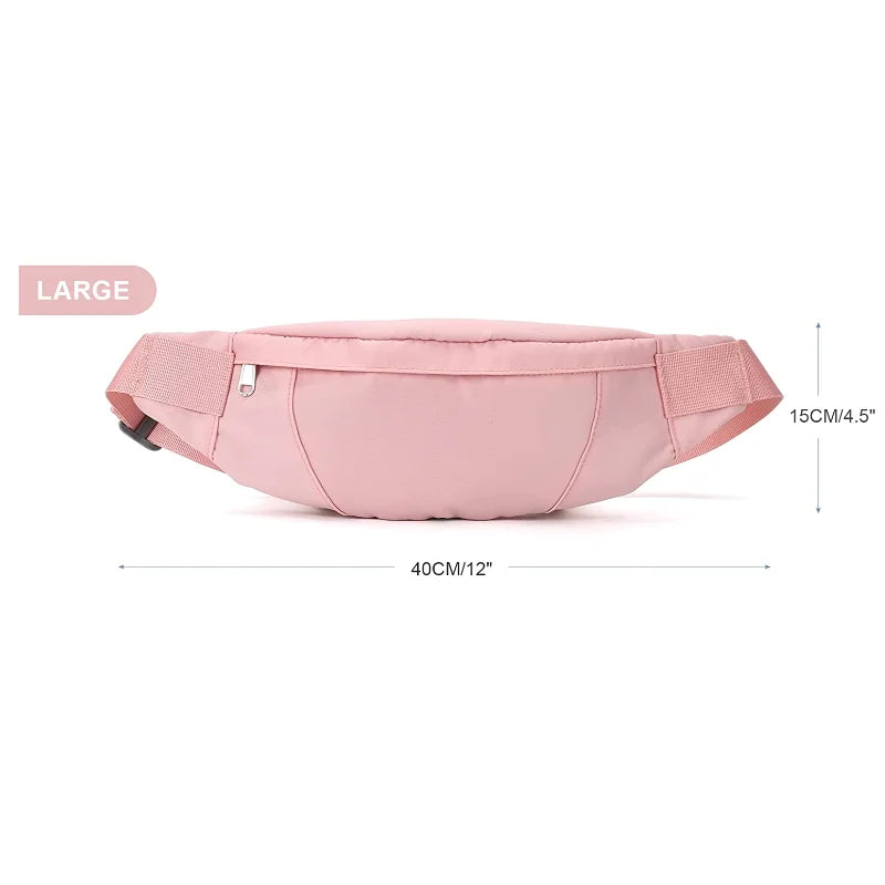 Fashion Running Waist Bag Waterproof Sports Belt Pouch Mobile Phone Case Cycling Bag Men Women Fanny Pack Gym Running Jogging Ba
