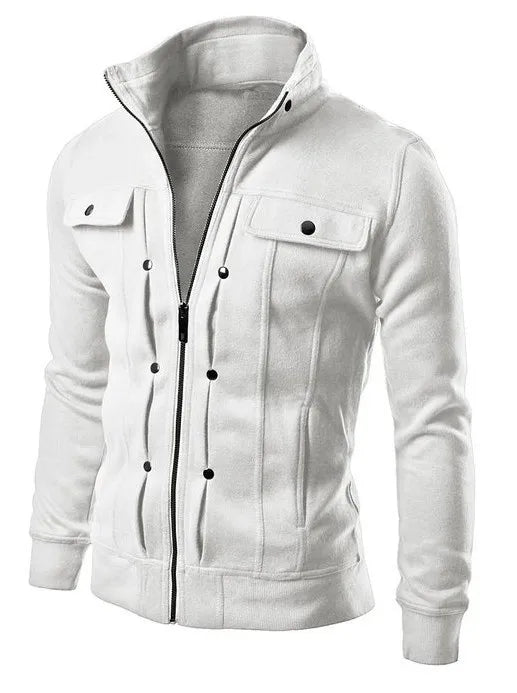 Hoodie Fleece Cardigan Hooded Coat Men's Hoodies Sweatshirts Pullover For Male Hoody Sweatshirt