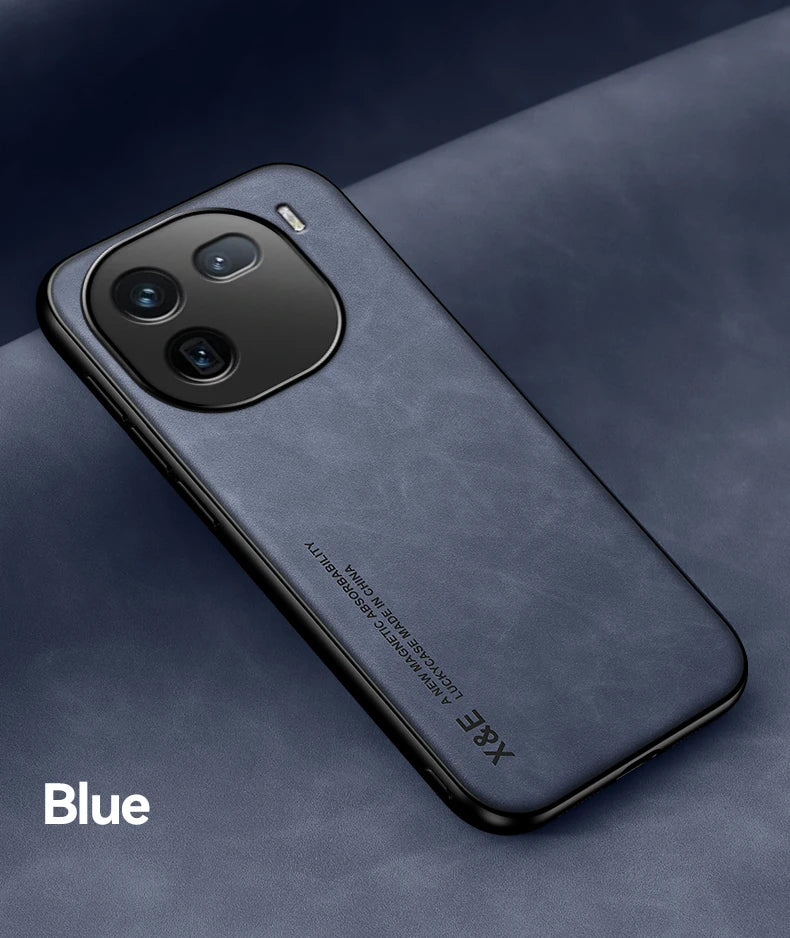 For Vivo iQOO 12 Чехол для Skin Feel Shockproof Matte Leather Case Soft Back Cover For Vivo iQOO 12 Coque Fundas Capa