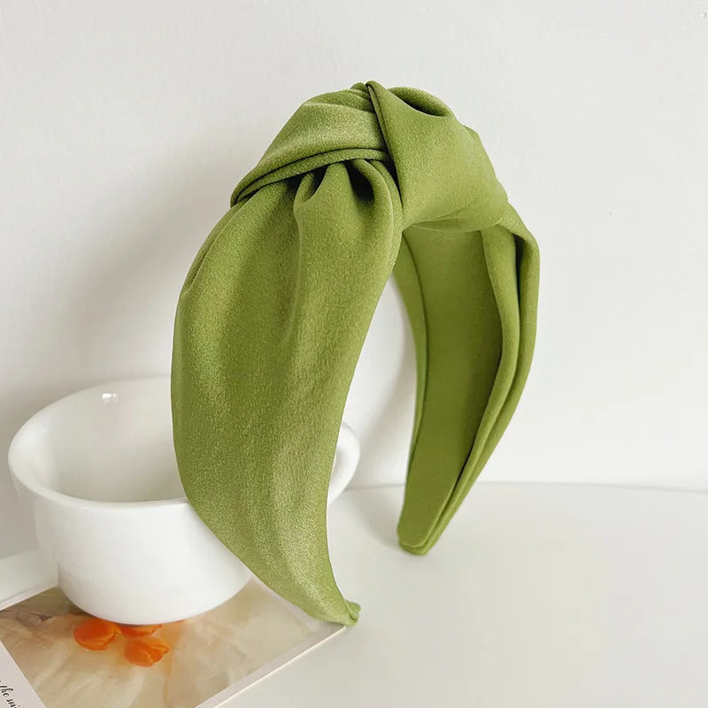 Knotted Velvet Bezel Women Headband Girls Fashion knit Hair Bands Soft Bath Hairband Headwear Hair Rubbers Elastic Hair Bands