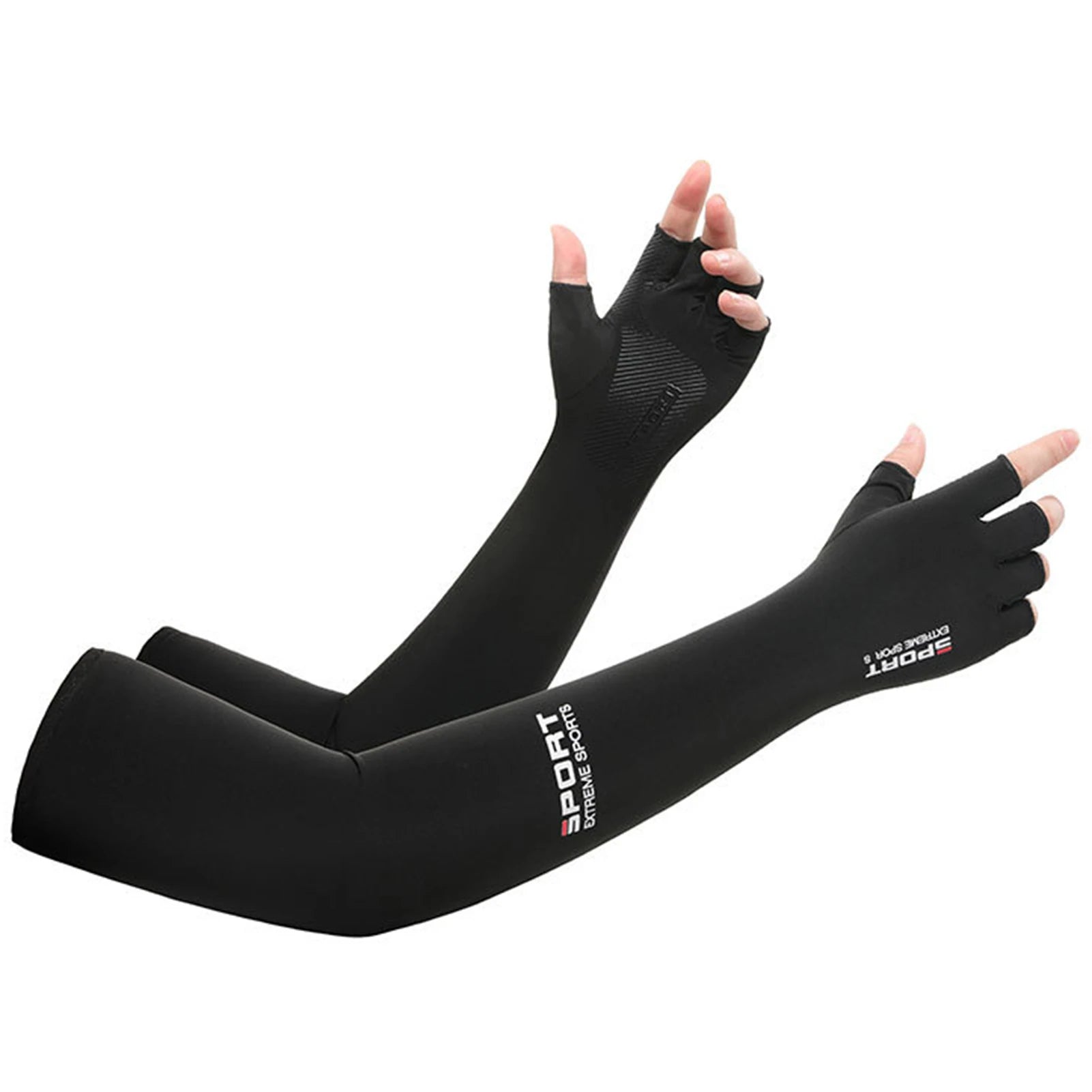 UV Sun Protections Arm Sleeves Summer Cooling Arm Sleeves Cover Ice Silk Breathable Moisture-Wicking Sleeves Great for Running