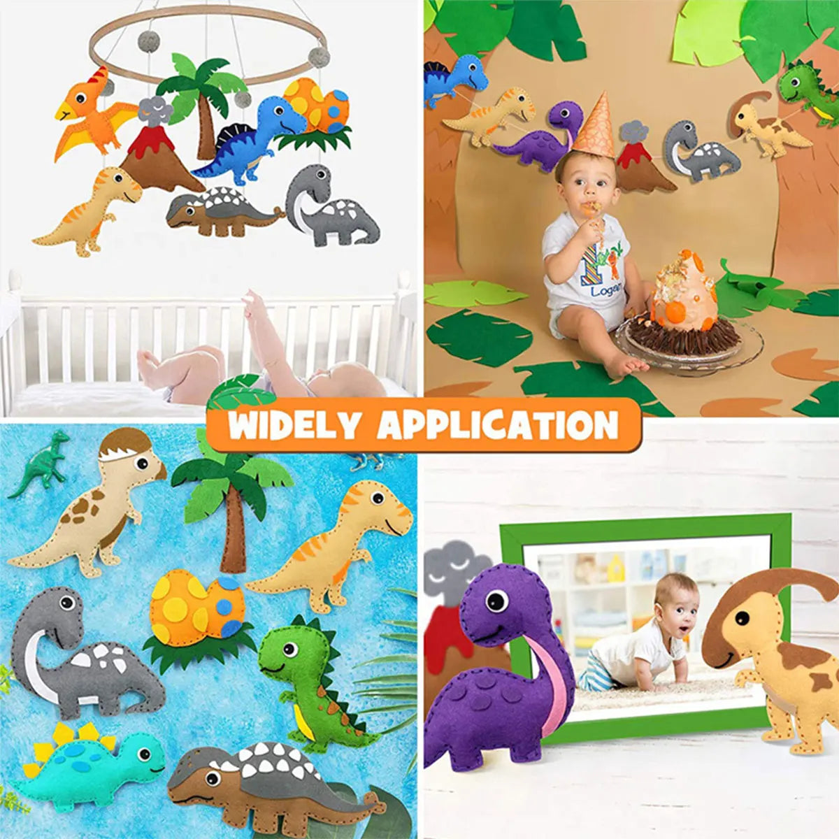 DIY Sewing Animals Craft Kit Forest Creatures DIY Sewing Felt Ocean Animals Mermaid For Kids Beginners Sew Art Christmas Gifts