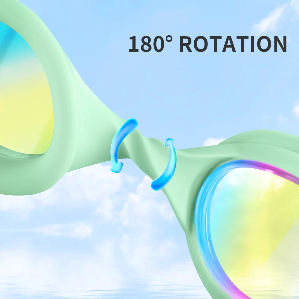 Swimming Goggles Anti Fog Swim Glasses for Men Women Waterproof Diving Goggles Adjustable Swim Glasses Underwater Sport Eyewear