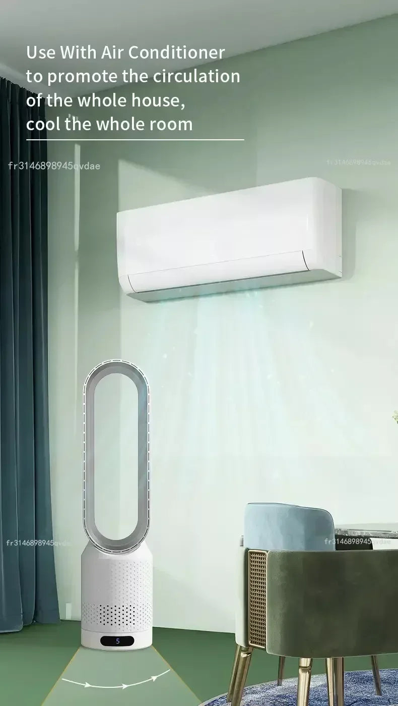 Bladeless Fan: More Freshness, Less Noise, 100% Safety