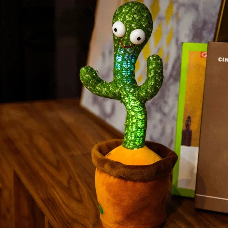 Kids Dancing Talking Intelligent Cactus Interactive Learning and Musical Toy for Kids To Dance Record and Speak with Fun