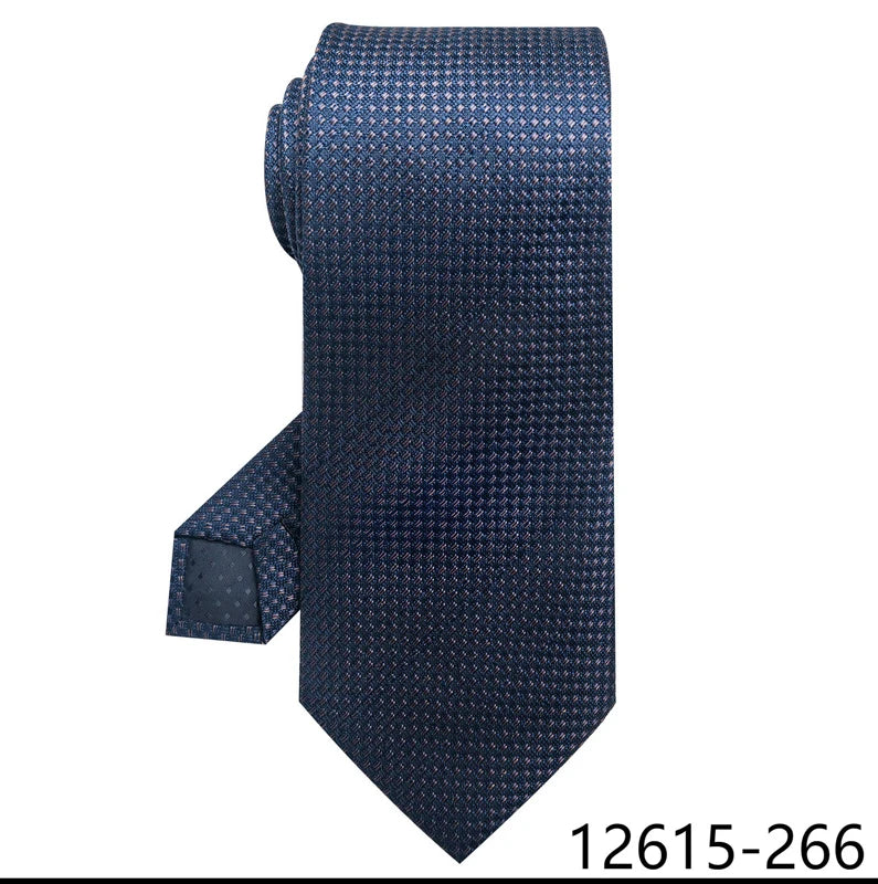 Top Grade Classic 8 cm Silk Tie Black Solid Gravatas For Men Suit Accessories Fit Wedding Workplace Birthday Gift