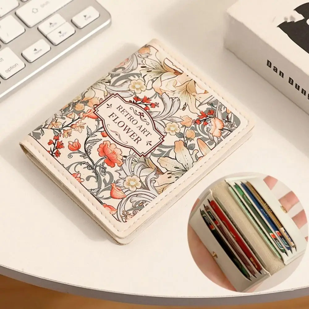 New Large Capacity Coin Purse Waterproof PU Leather Mini Wallets Lightweight Business Card Case Women