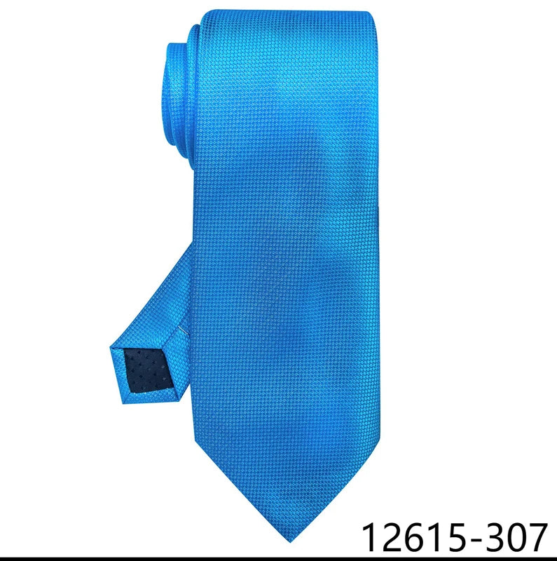Top Grade Classic 8 cm Silk Tie Black Solid Gravatas For Men Suit Accessories Fit Wedding Workplace Birthday Gift