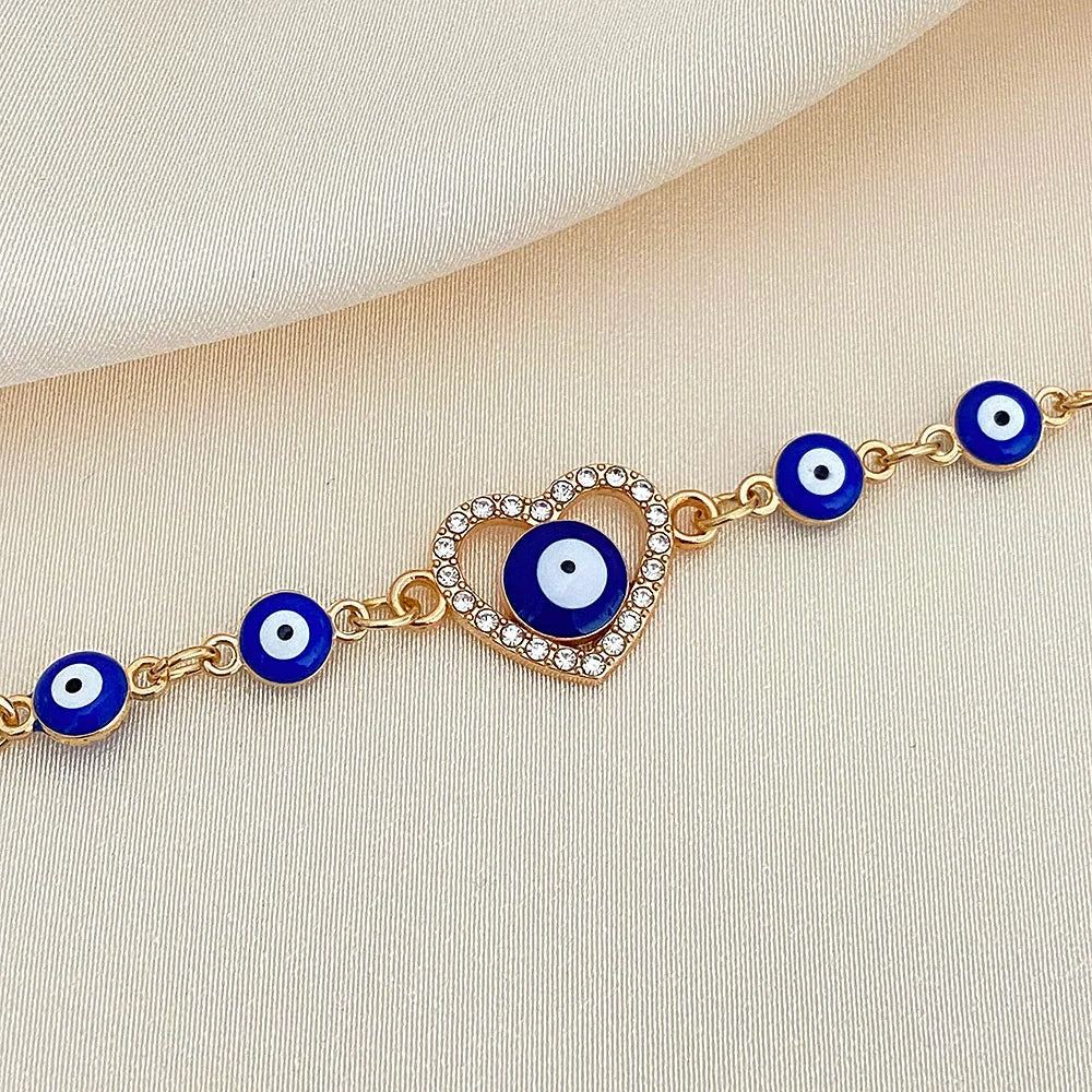 1Pc Evil Eye Ojo Bracelets for Men Women Eyes Mexican Chain Bracelets Jewelry Trendy Accessories Summer Gift Cool Thing 2025