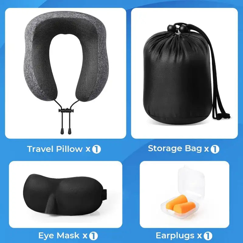 Memory Foam Travel Pillow – Comfort for Long Journeys