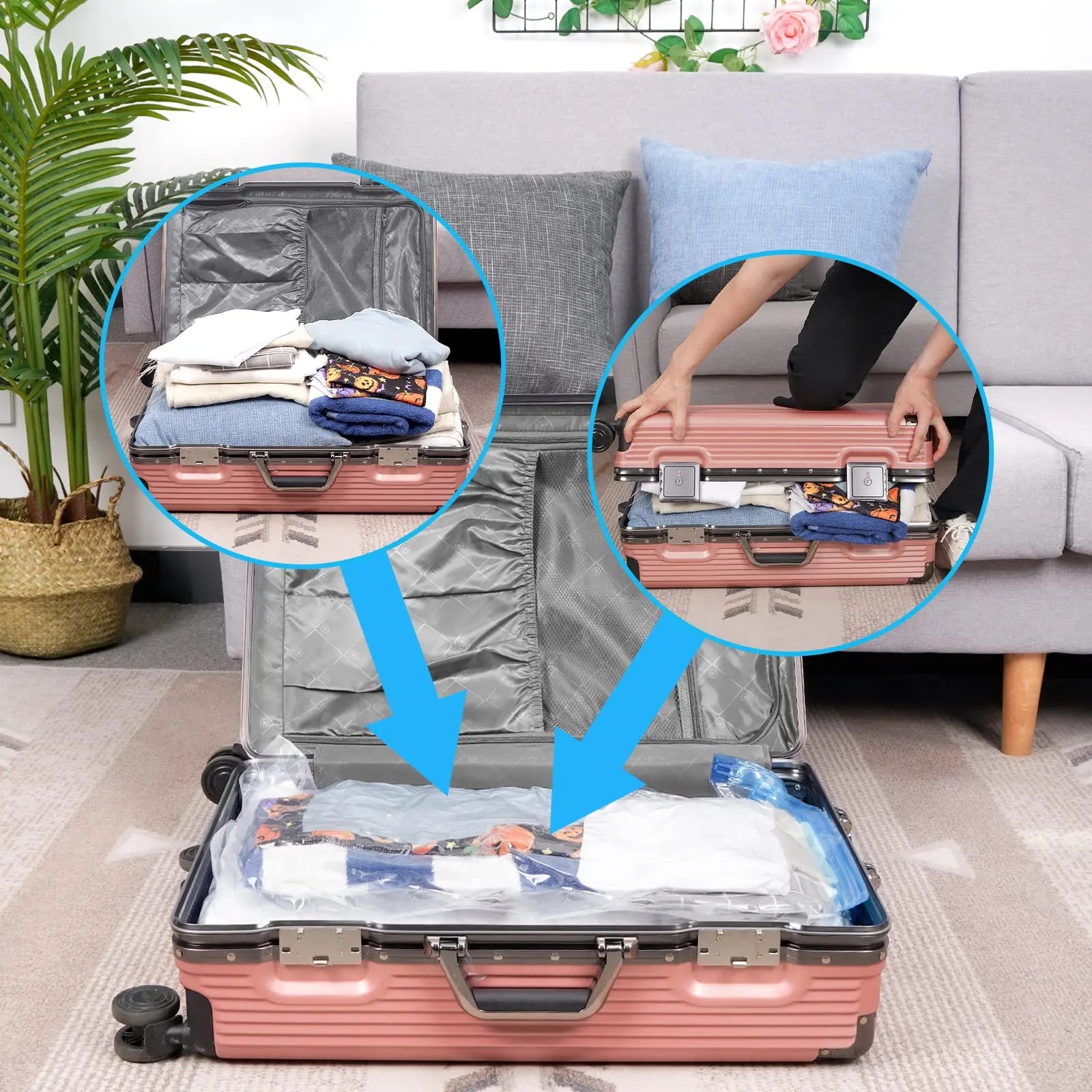 Say Goodbye to Clutter – Ultimate Vacuum Storage Bags for a Tidy Home!