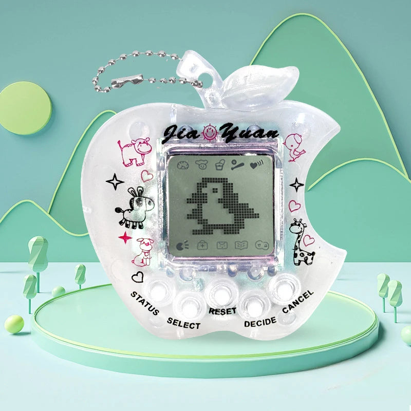 Virtual Pet Tamagotchi Toy in Russian Original German Spanish Polish Electronic Animals Kid Play Game Boy Pixel Pendant Keychain