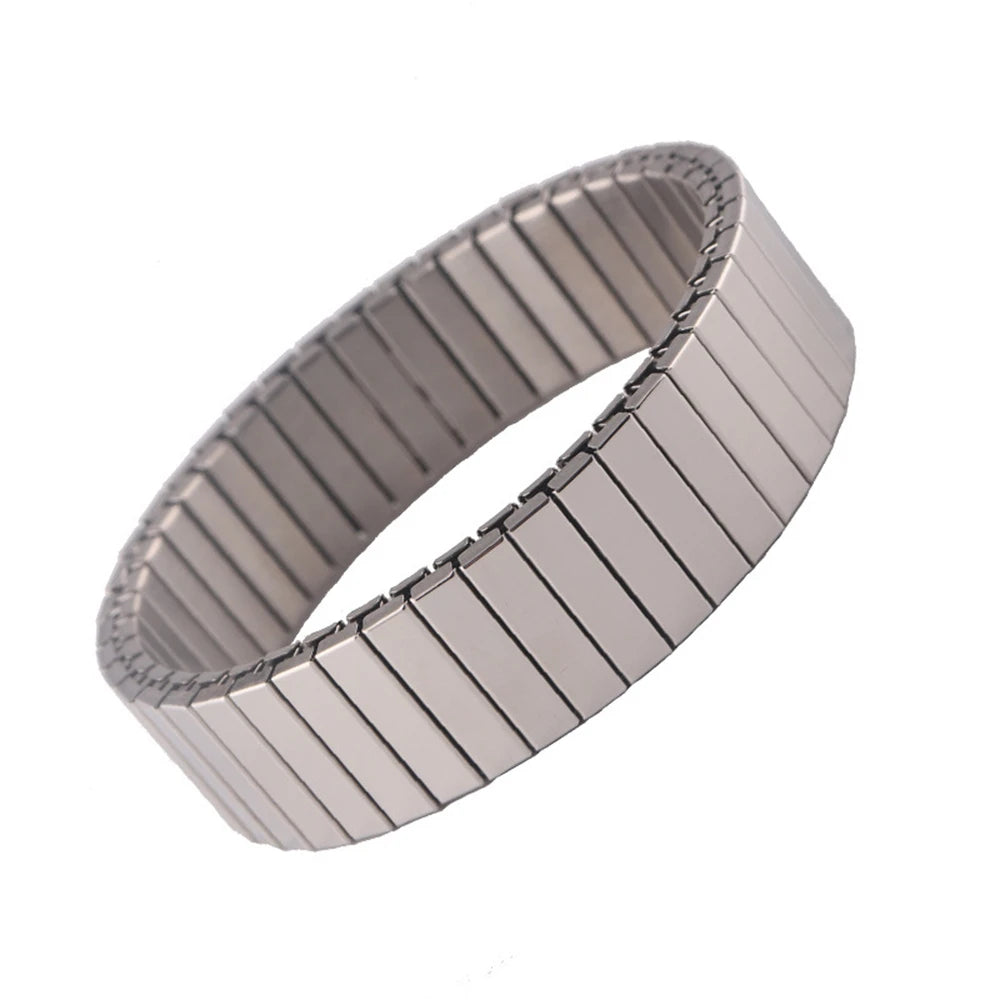 Pulsera Hombre Elastic Bracelet Acier Inoxydable Homme Stainless Steel men's Jewelry Wristband bangles armbanden bracciale uomo