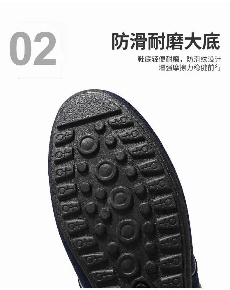 Mens Loafers Slip on Casual Shoes for Male 2024 New Breathable Canvas Driving Flats Comfortable Mocassins Non Slip Plus Size