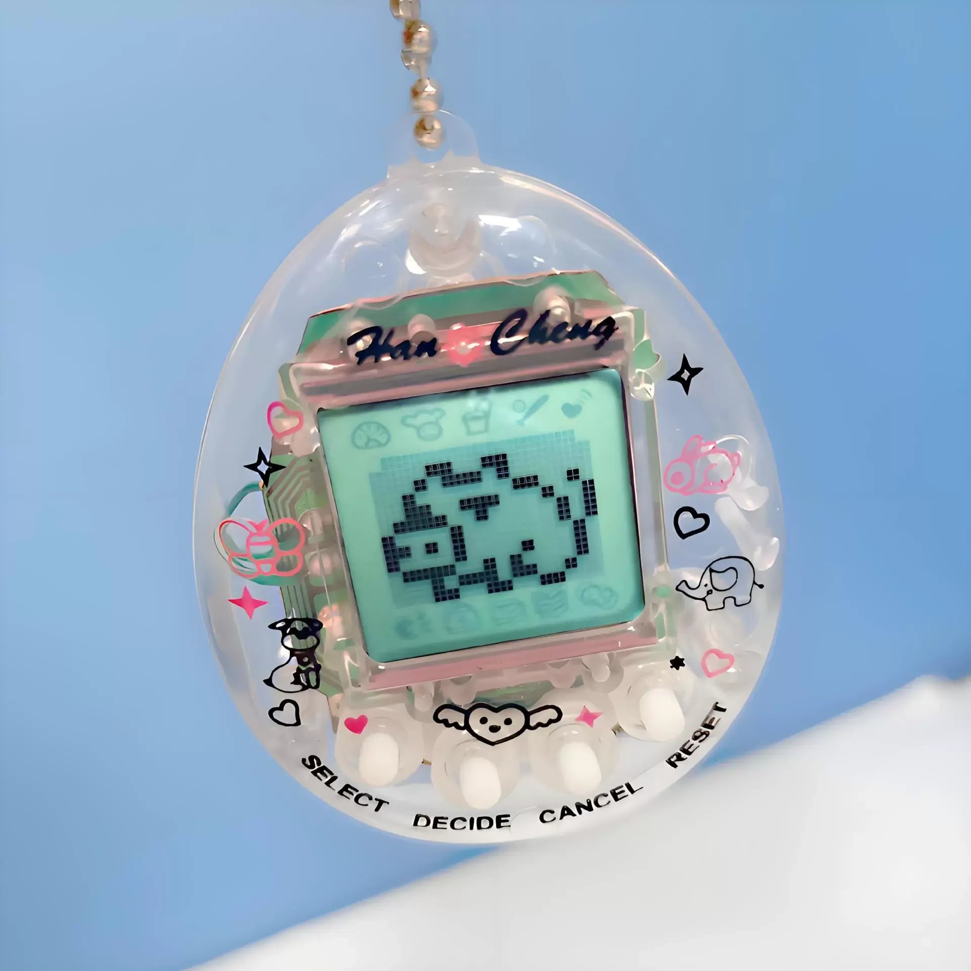 Virtual Pet Tamagotchi Toy in Russian Original German Spanish Polish Electronic Animals Kid Play Game Boy Pixel Pendant Keychain