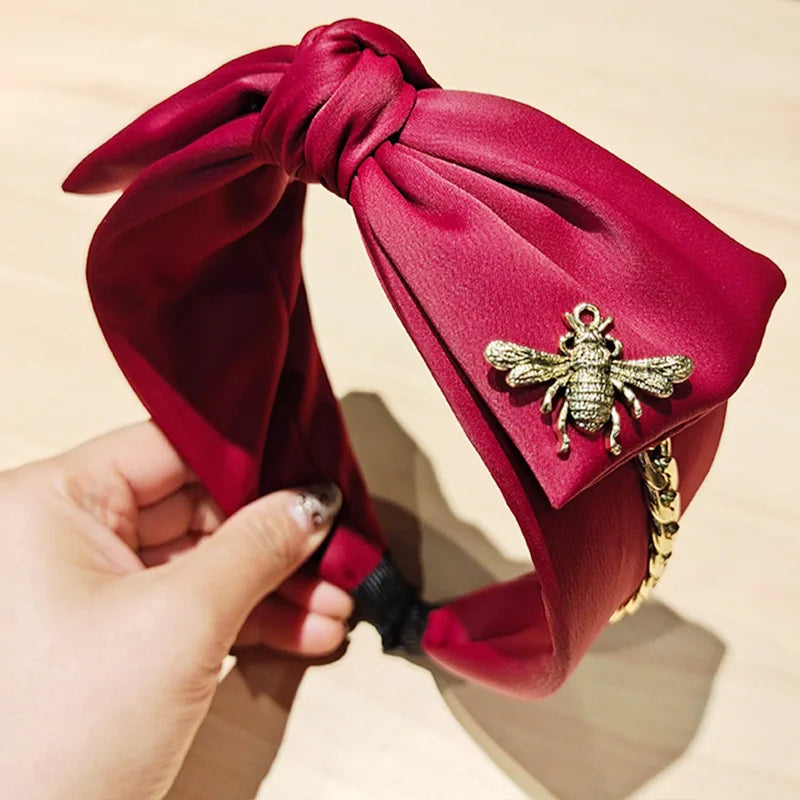 Knotted Velvet Bezel Women Headband Girls Fashion knit Hair Bands Soft Bath Hairband Headwear Hair Rubbers Elastic Hair Bands