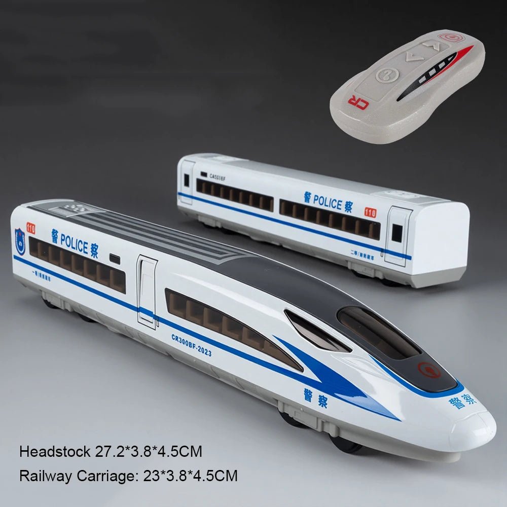 Scale 1:60 FuXing High-speed Railway Model Toy Car Remote Control Electric Simulation Voice Announcements Train Sound Light Gift