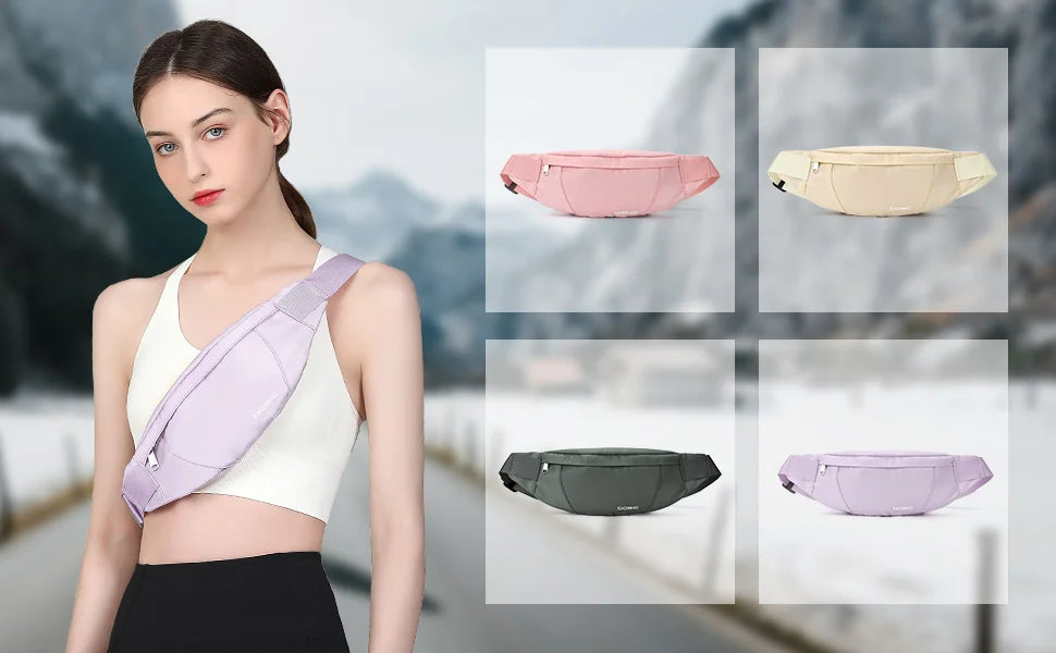 Fashion Running Waist Bag Waterproof Sports Belt Pouch Mobile Phone Case Cycling Bag Men Women Fanny Pack Gym Running Jogging Ba