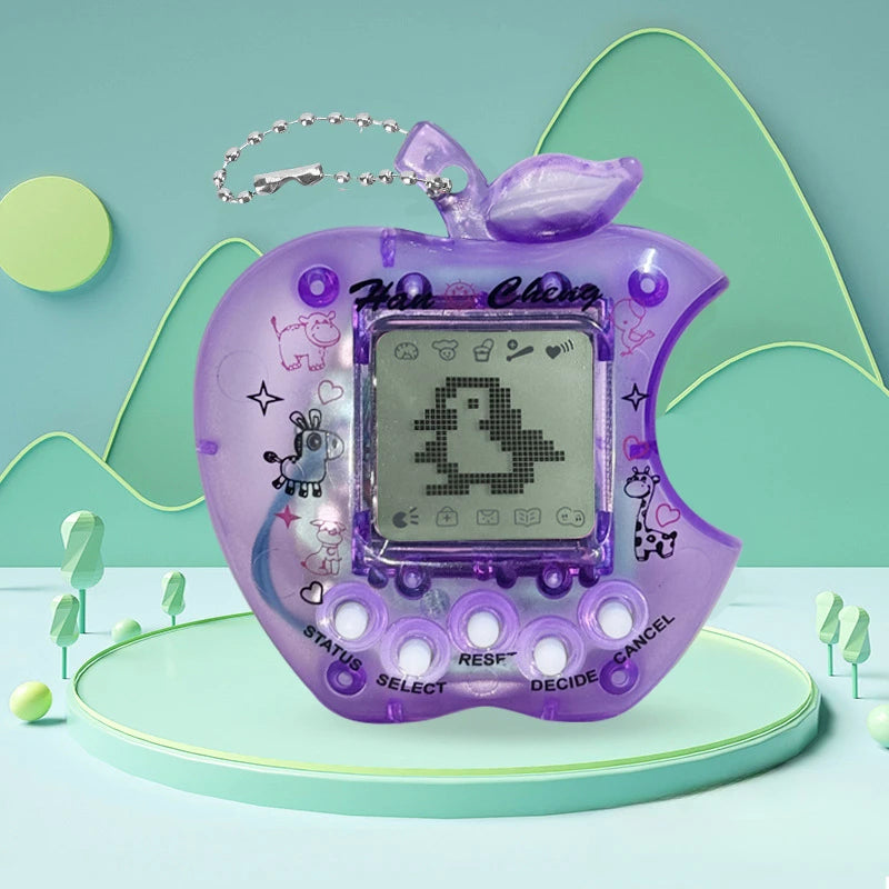 Virtual Pet Tamagotchi Toy in Russian Original German Spanish Polish Electronic Animals Kid Play Game Boy Pixel Pendant Keychain